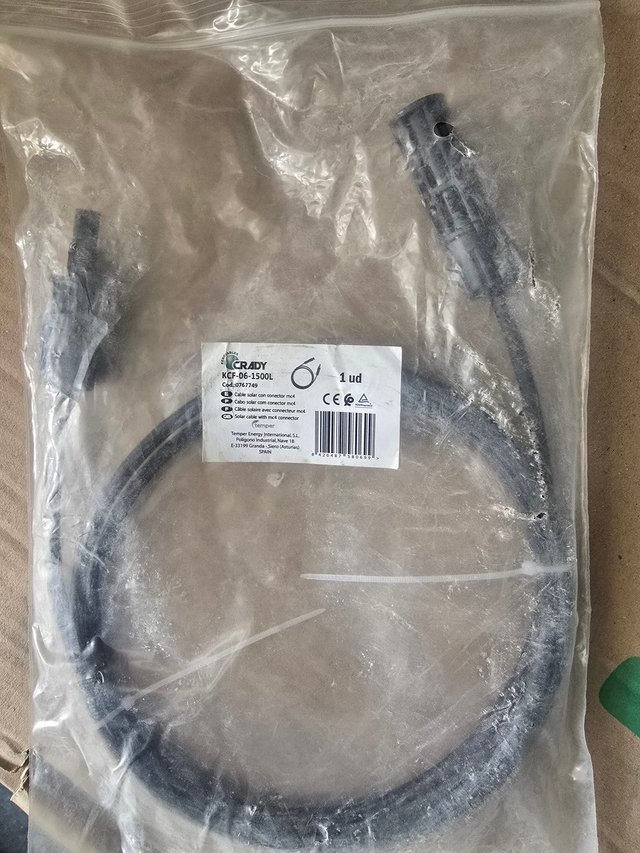 Cable solar MC4 por metro