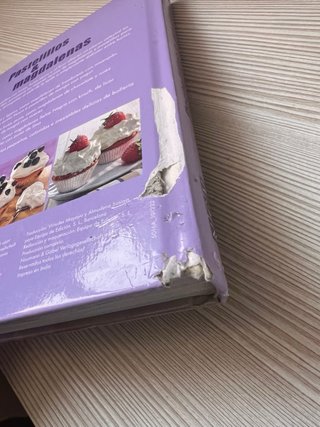 Libro recetas pastelillos y magdalenas