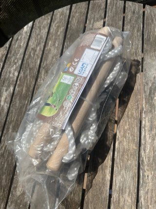 Escalera de Cuerda Infantil de Madera