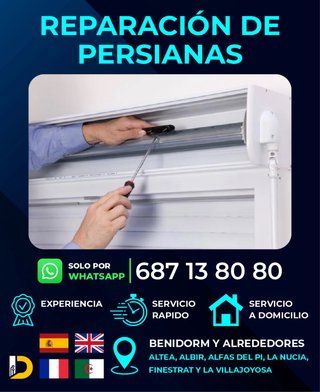 REPARACIÓN DE PERSIANAS