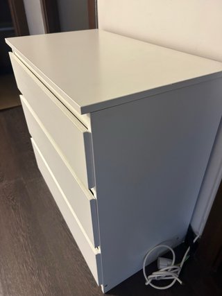 Cajonera IKEA 3 cajones blanca