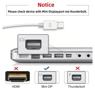 Adaptador Mini DisplayPort a Video 8K 60Hz