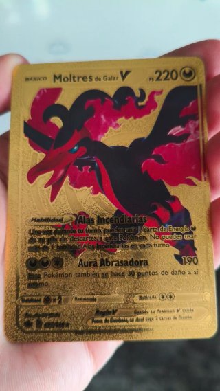 Lote Cartas Pokémon Doradas metalizadas