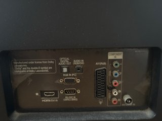 Televisión LG Negra