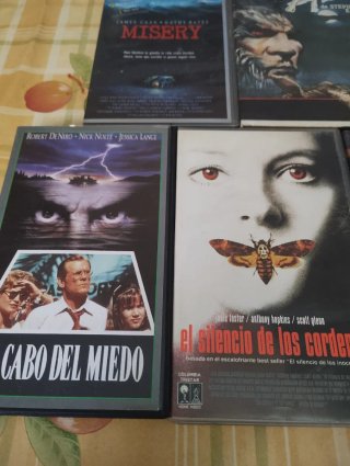 Lote 6 Películas VHS Terror Stephen King