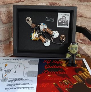 Arnés precableado para guitarra SG 50s Style