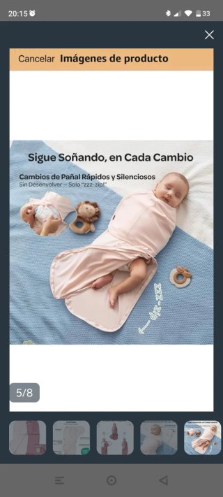 Sacos envolventes para bebé Momcozy. 18€ la caja