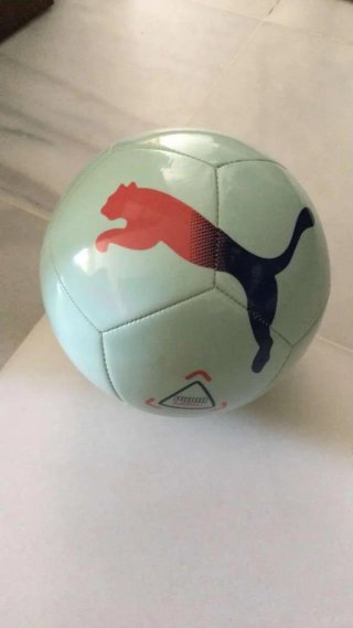 Balón de fútbol Puma turquesa