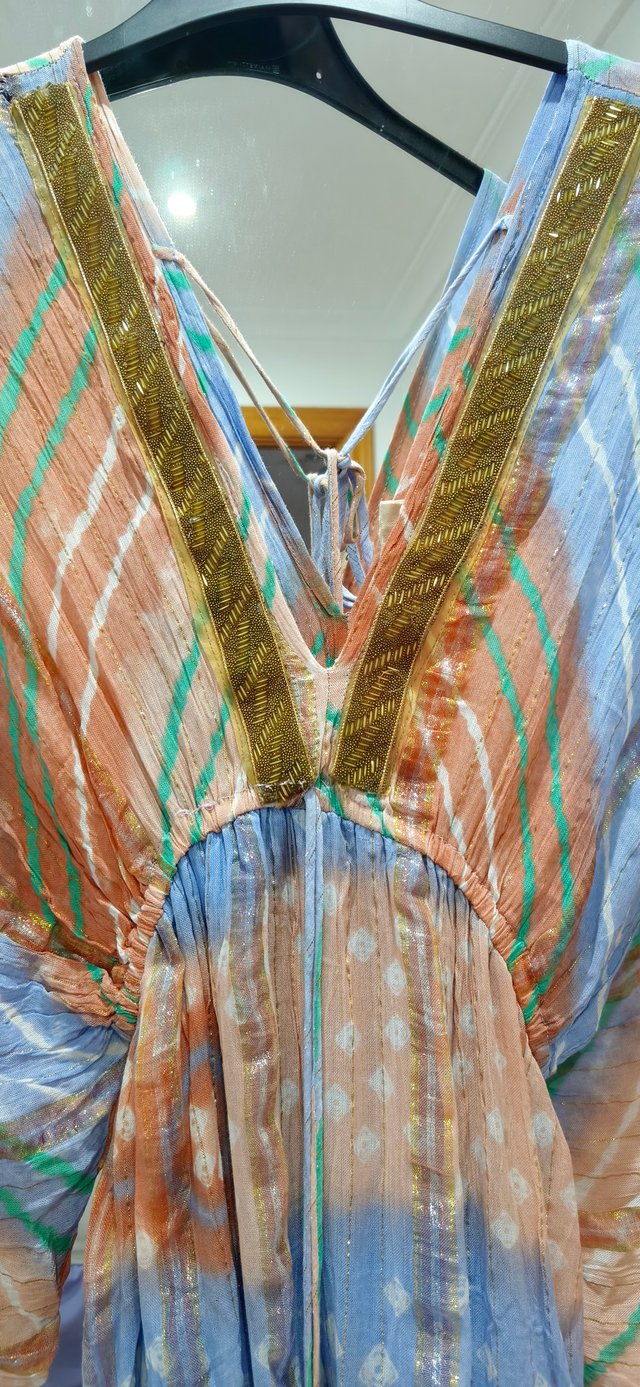 Vestido Verano Boho Rayas Talla Única