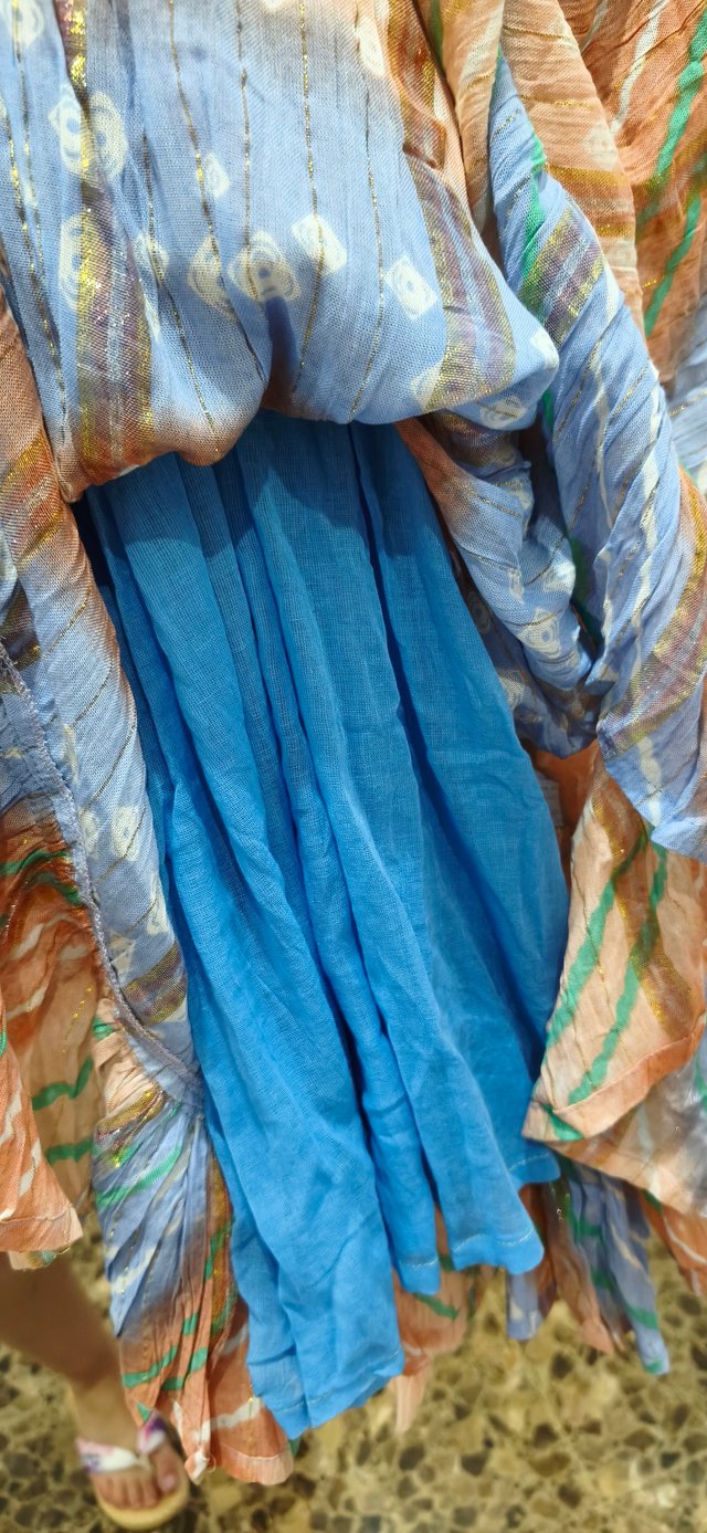 Vestido Verano Boho Rayas Talla Única