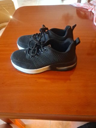 Zapatillas de trabajo deportivas mujer negras