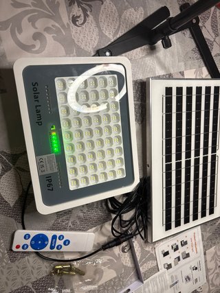 Foco Solar LED Exterior IP67 con Mando ¡NUEVO!