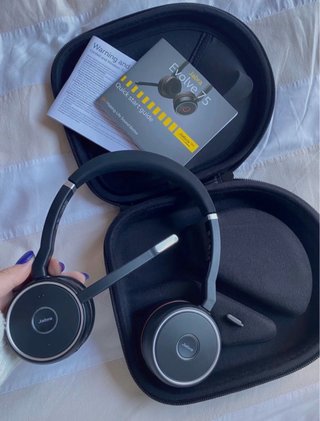 Auriculares Jabra Inalámbricos Estuche Negro/Azul