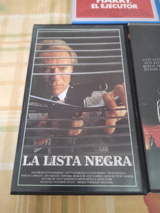 Lote 5 VHS Clint Eastwood Acción/Western