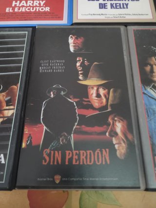 Lote 5 VHS Clint Eastwood Acción/Western