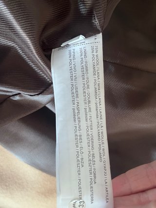 Abrigo lana italiana Mango edición limitada
