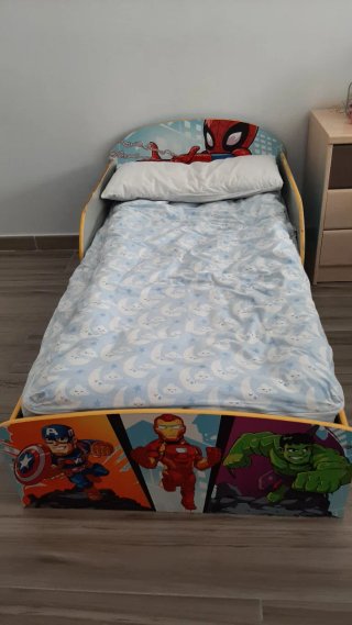Cama Infantil Madera Marvel Spidey