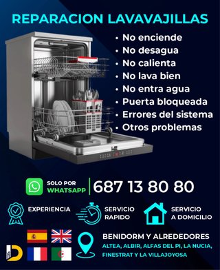 REPARACIÓN DE LAVAVAJILLAS