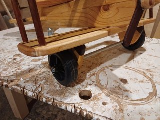 Avión correpasillos madera hecho a mano
