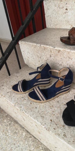 Zapatos de tacón, cuña mujer