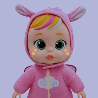 Bambola Cry Babies con biberon
