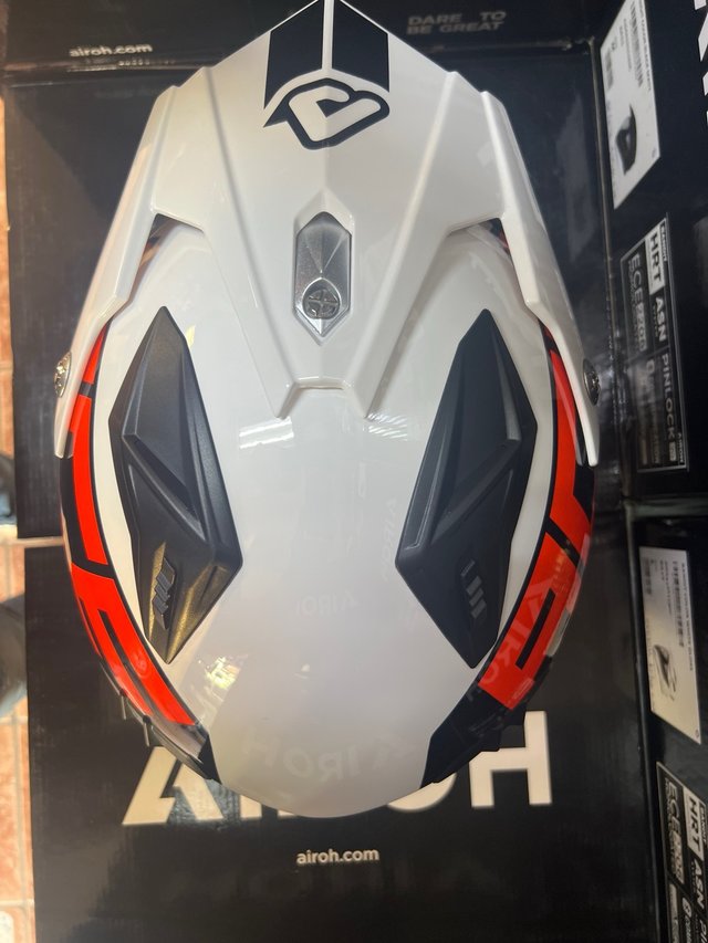 Casco Moto S Trial Acerbis jet naranja
