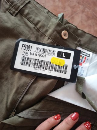 Pantalón Lotto Talla L Hombre Marrón
