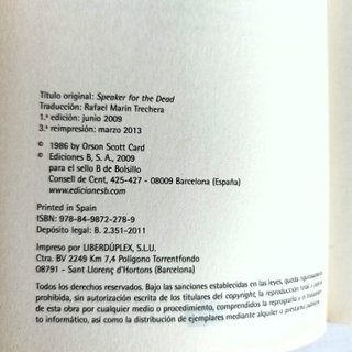 La Voz de los Muertos, Orson Scott Card