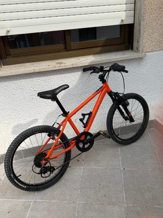 Bici Infantil 20 Rockrider Naranja