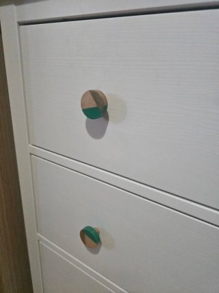 Cómoda IKEA Blanca y Madera