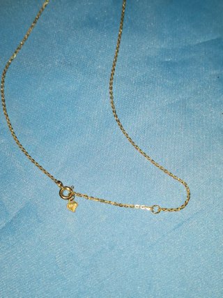 Collar con colgante dorado estilo chino