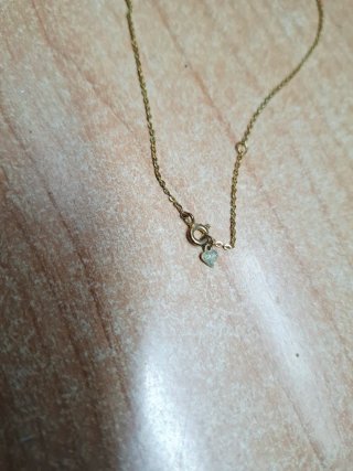 Collar con colgante dorado estilo chino