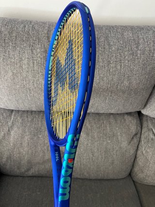 Raqueta Tenis Wilson Azul 100L