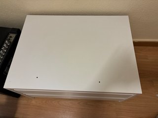 Cajonera blanca para armario