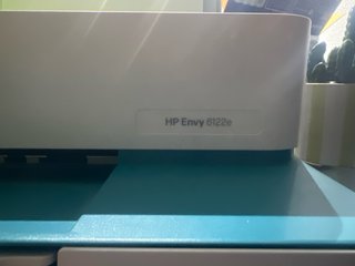 Impresora HP Blanca y Azul