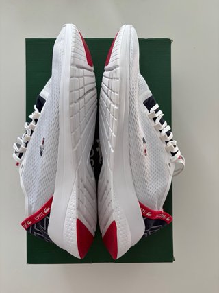 Zapatillas Lacoste LT Fit 119 Blancas/Rojas