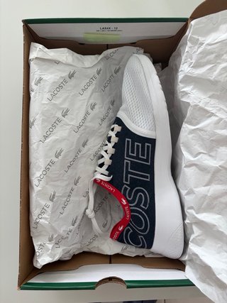 Zapatillas Lacoste LT Fit 119 Blancas/Rojas