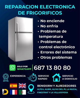 REPARACIÓN DE NEVERAS Y FRIGORÍFICOS
