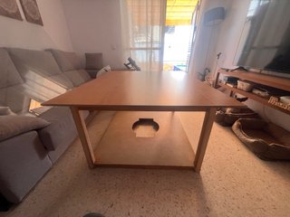 Mesa camilla grande con tarima