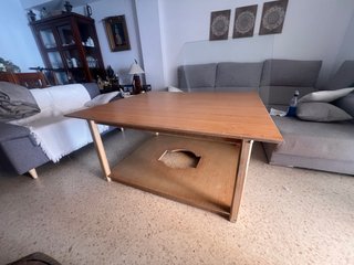 Mesa camilla grande con tarima