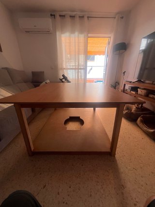Mesa camilla grande con tarima