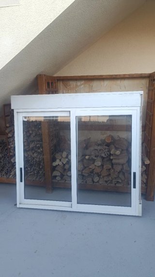 Ventana corredera aluminio blanco