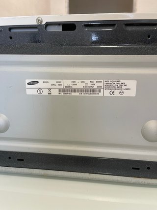 Microondas Samsung Grill Blanco