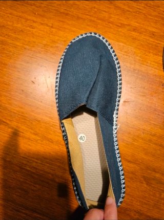 Scarpe in tela blu SEAC numero 40