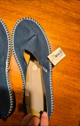 Scarpe in tela blu SEAC numero 40