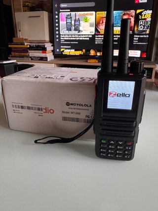 Walkie Talkie Zello POC 4G Negro