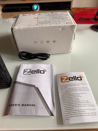 Walkie Talkie Zello POC 4G Negro
