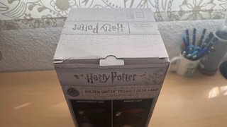 Lámpara Snitch Dorada Harry Potter Ajustable