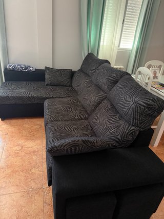 Sofá Chaiselongue 3 Plazas Tela