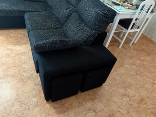 Sofá Chaiselongue 3 Plazas Tela